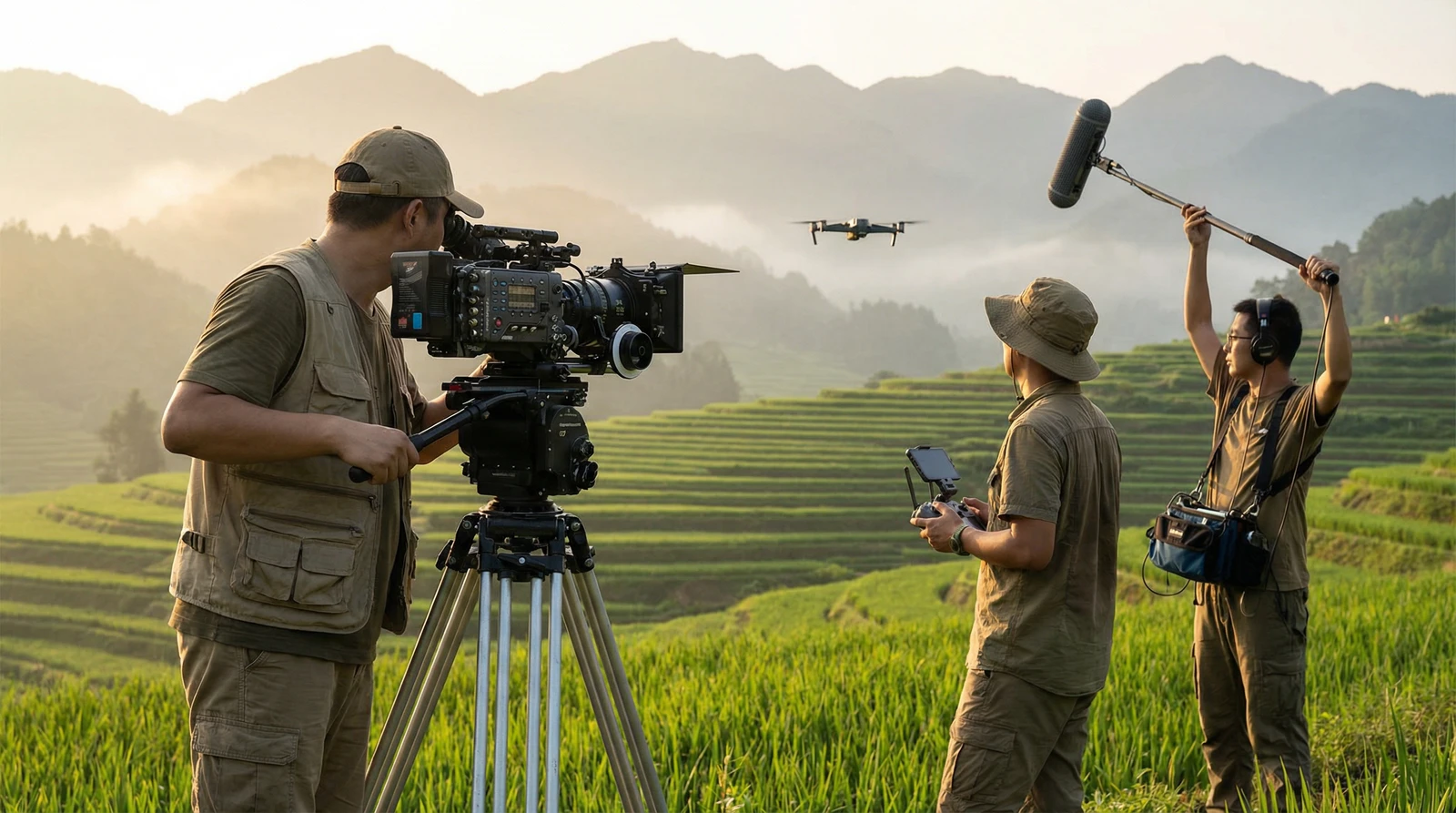 草莓视频海角社区栏目云南梯田纪录片拍摄团队