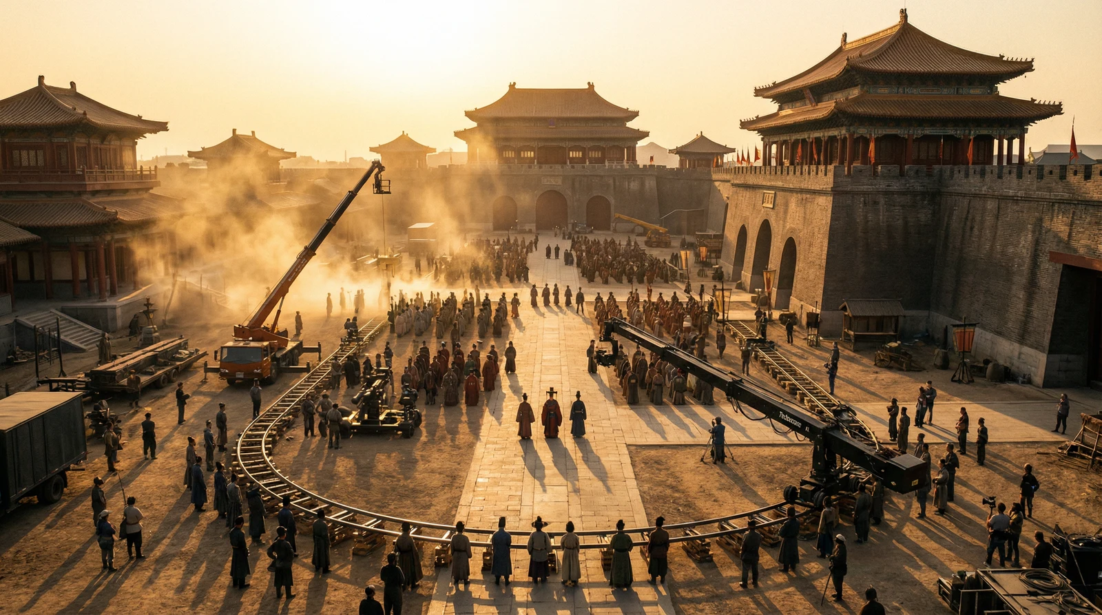 草莓视频国产视频栏目大型影视拍摄基地全景